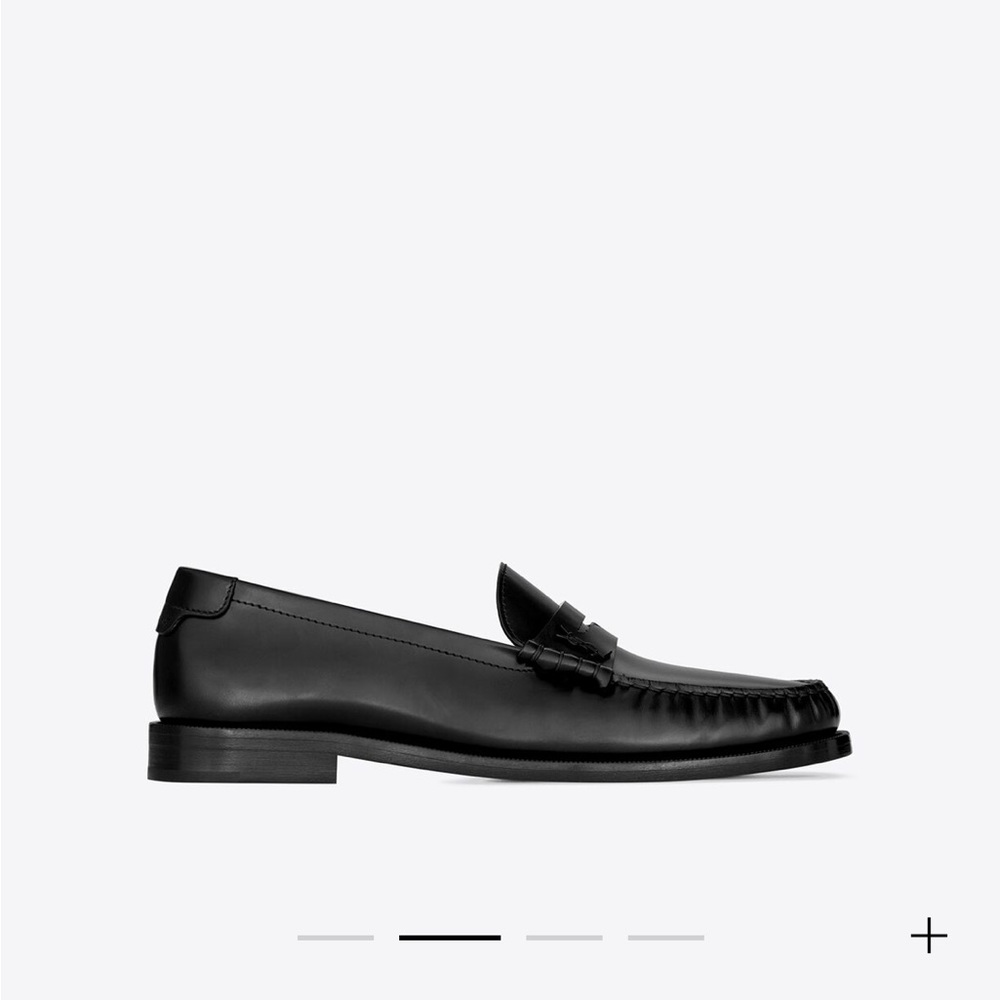 YSL Black Loafers - size US 6